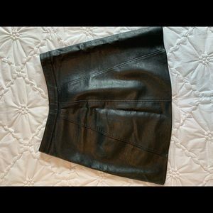 Zara leather skirt